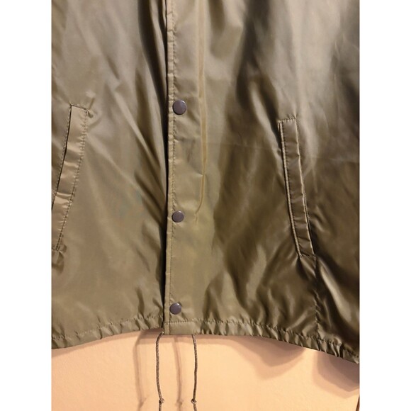 1970s 80s King Jack Button Up Windbreaker Dunkin Donuts Promo Jacket Rare Medium - Picture 6 of 8